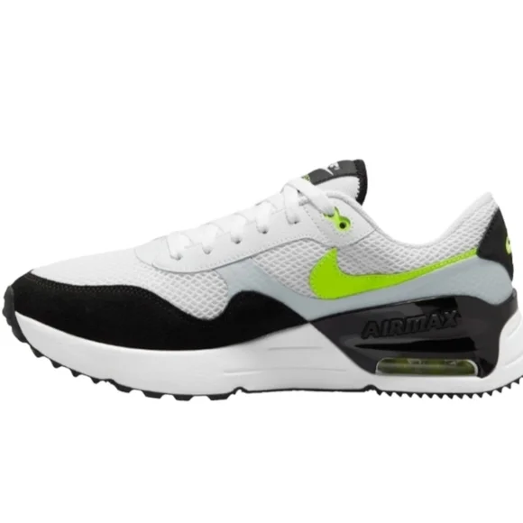 Nike Air Max SYSTM Men's Running Shoes Volt Green/Yellow - Picture 4 of 6